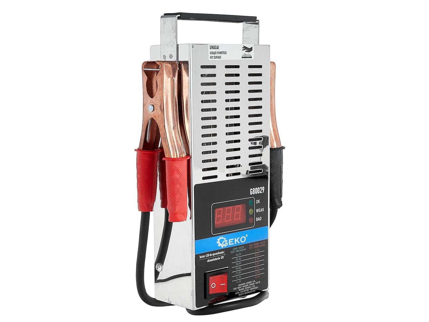 LCD tester pro kontrolu 12V baterií Geko (G80029) 4