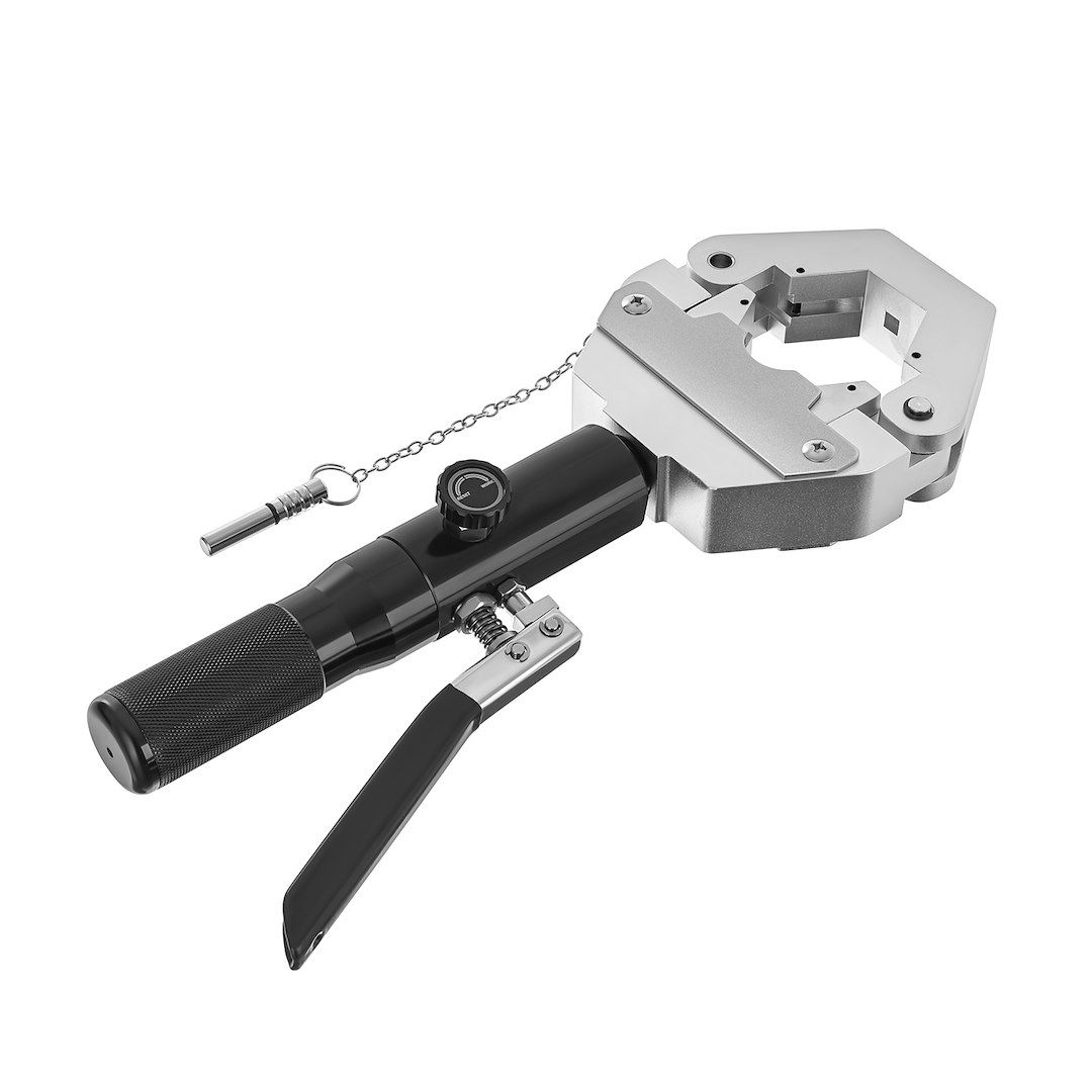 Hydraulická sada lisovacích kleští pro hadice klimatizace Geko G00905 – detail matric
