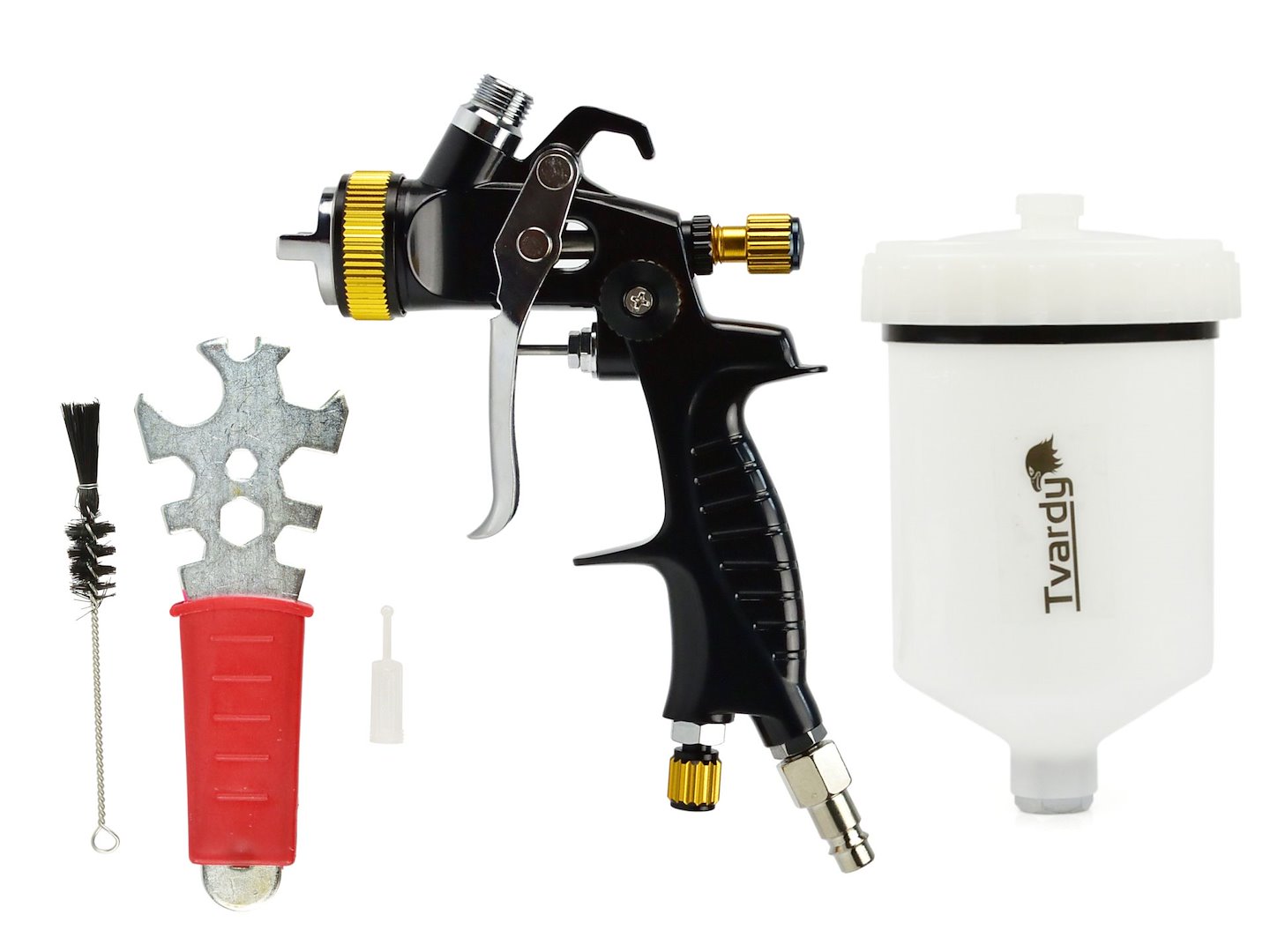 LVLP lakovací pistole 1,3 mm Geko – detail trysky