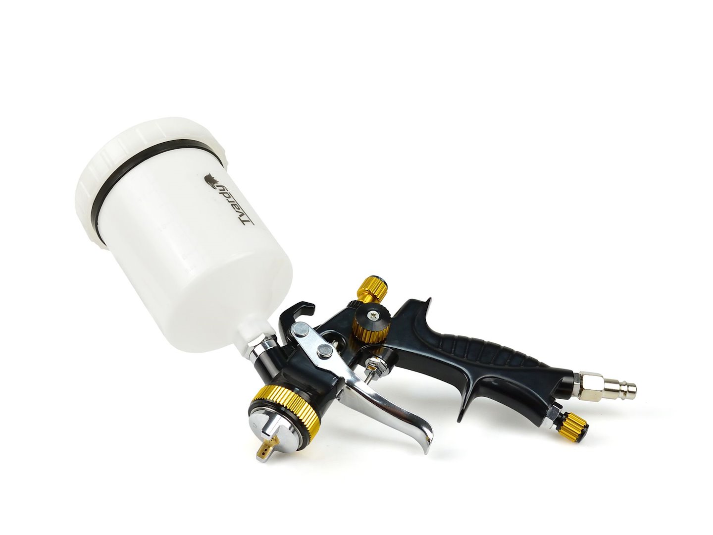 LVLP lakovací pistole Geko 1,7 mm – ergonomická rukojeť