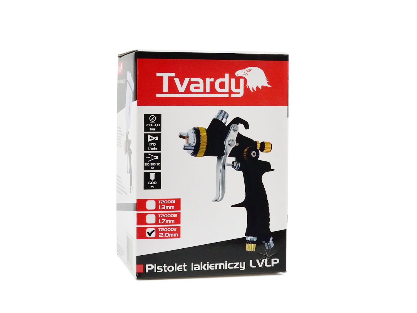 LVLP lakýrovací pistole Geko 2,0 mm 7