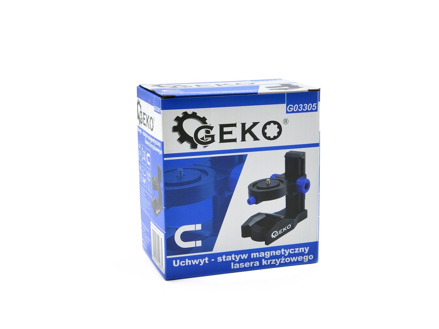 Magnetický držák-stativ pro křížový laser – Geko G03305 4