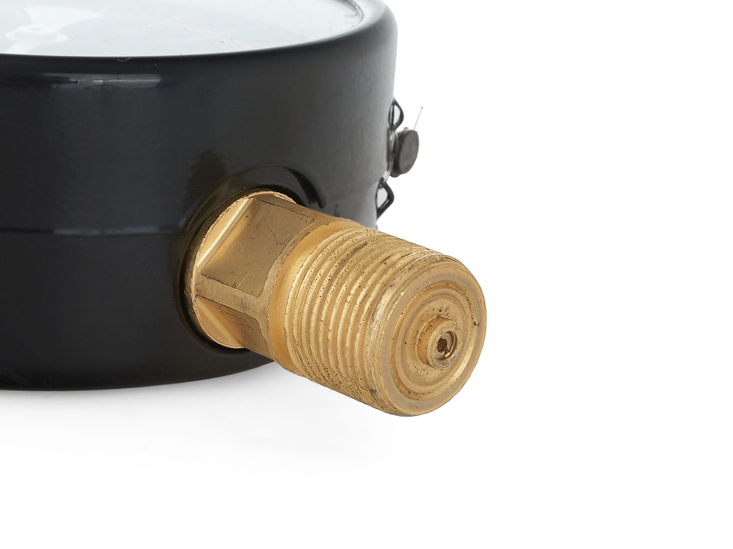 Manometr Geko G02010 pro lis 50T – detail závitu a konstrukce