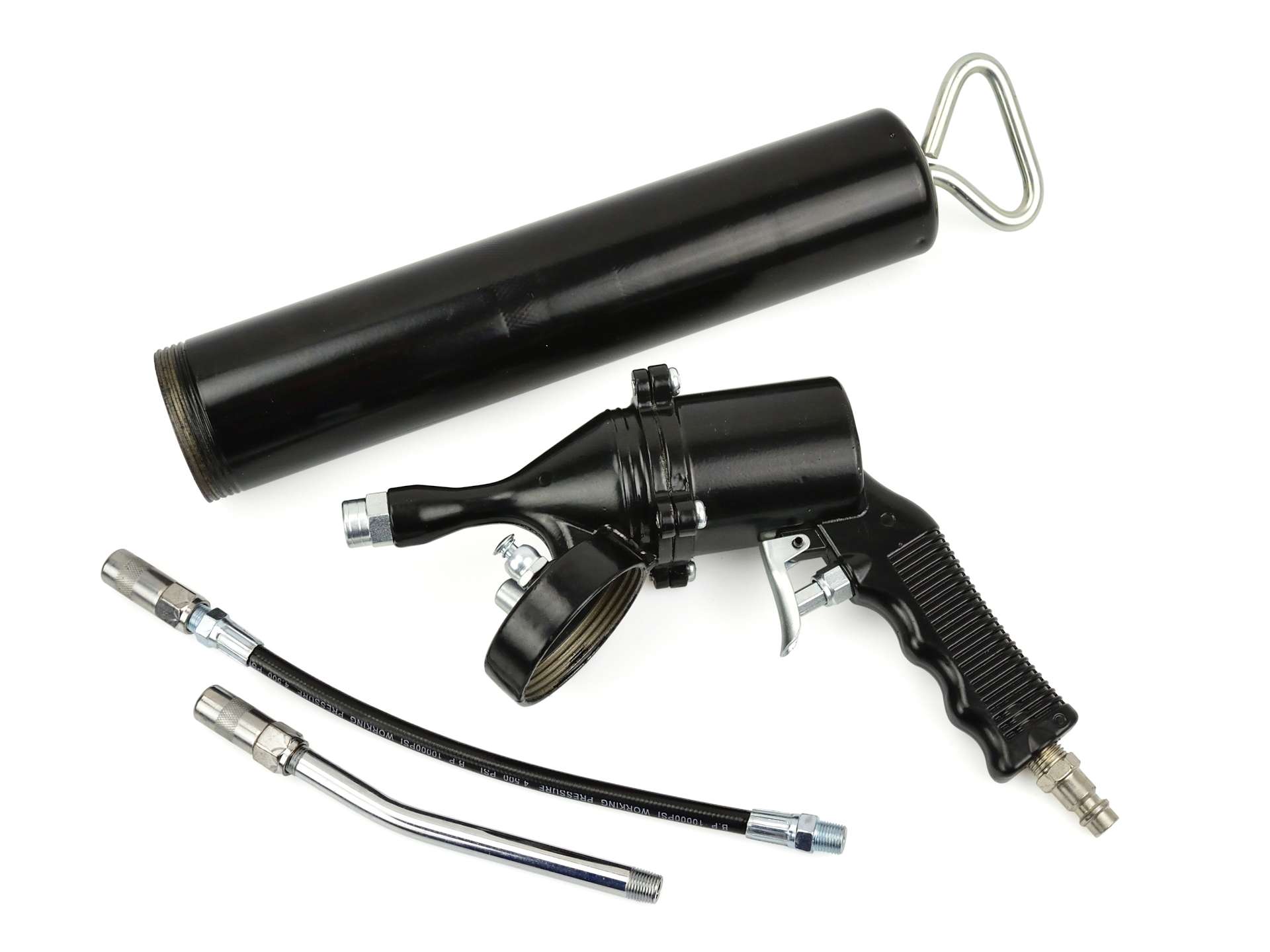 Pneumatická maznice 400cc černá Geko – detail zásobníku