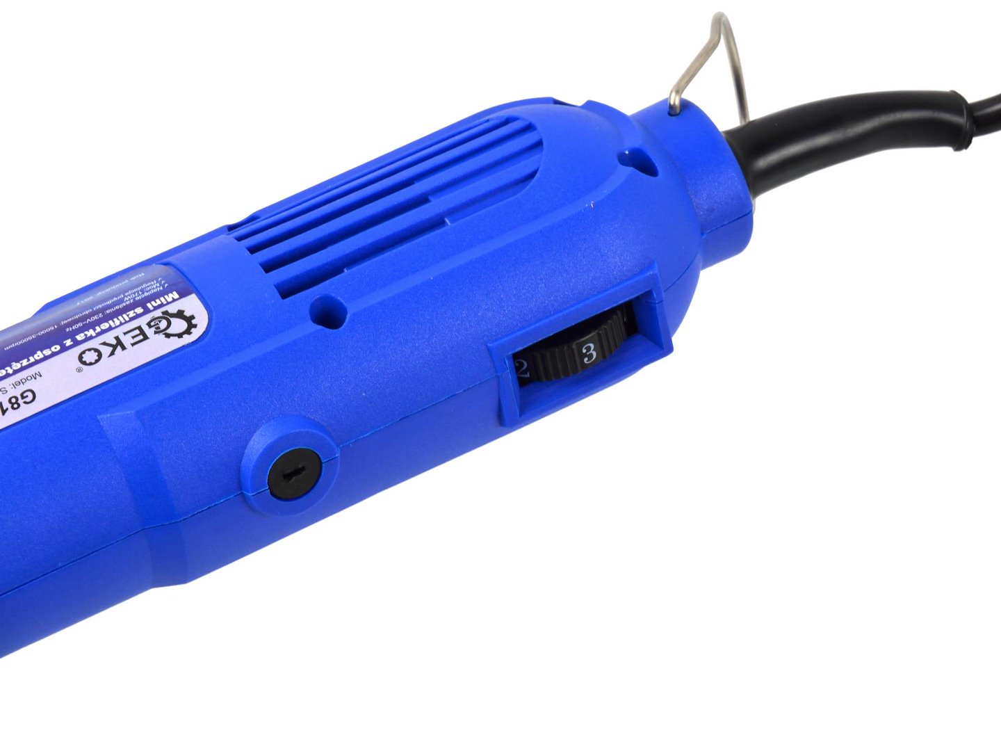 Geko G81222 mini bruska – leštění povrchu plstěnými kotouči