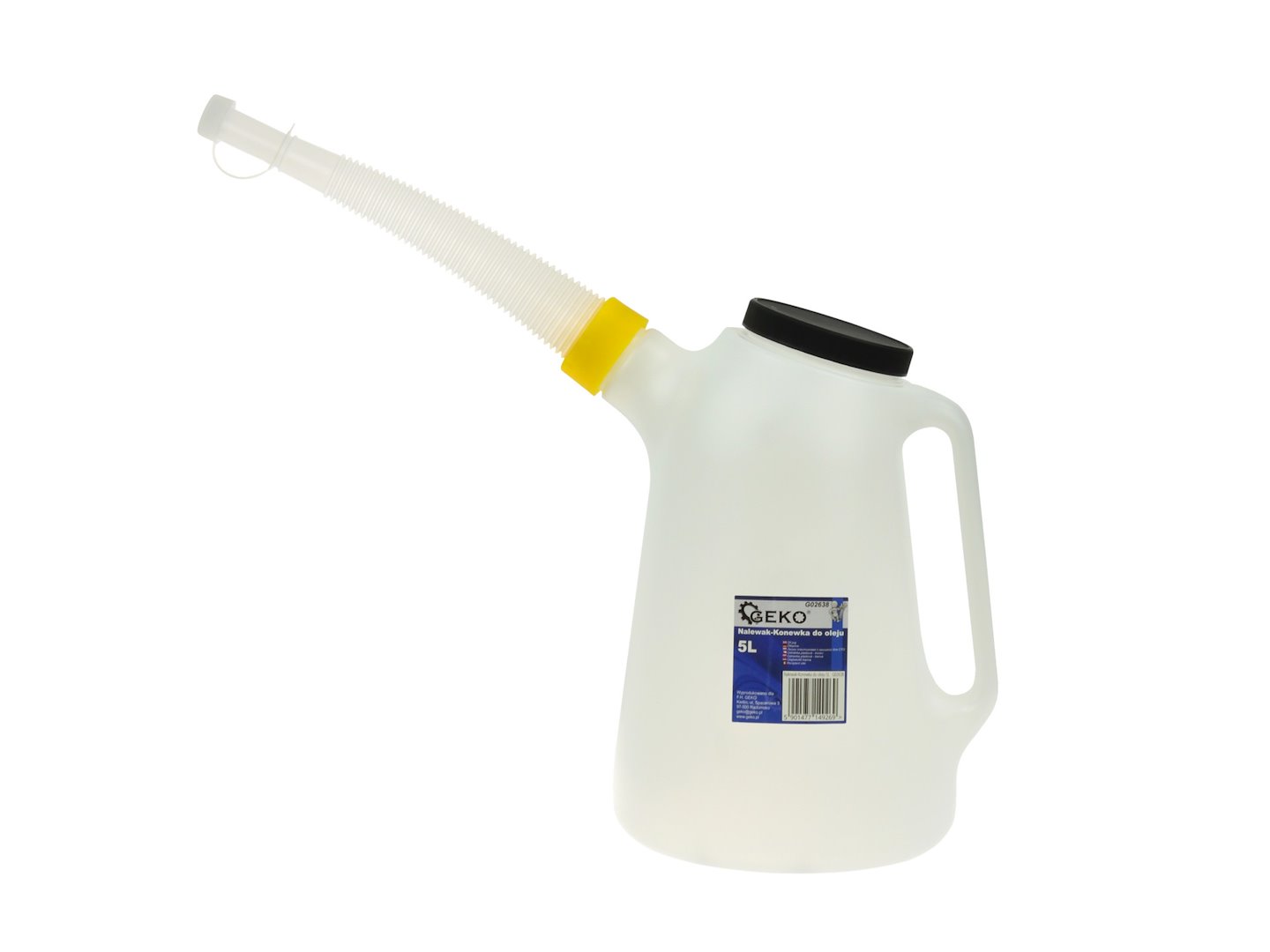 Nalévací konev na olej 5 l Geko – celkový pohled na produkt