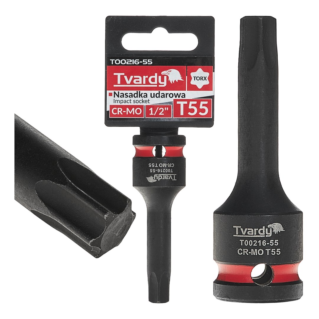 Nástrčkový klíč TORX 1/2 T55 CR-MO – celkový pohled na produkt