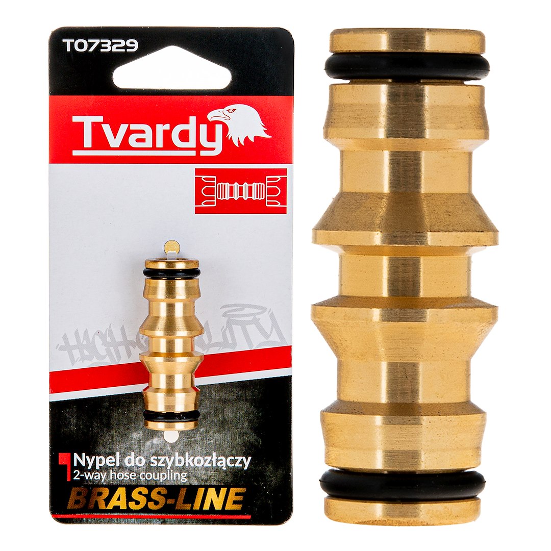 Nippel pro rychlospojky BRASS-LINE 10/80 – celkový pohled na produkt