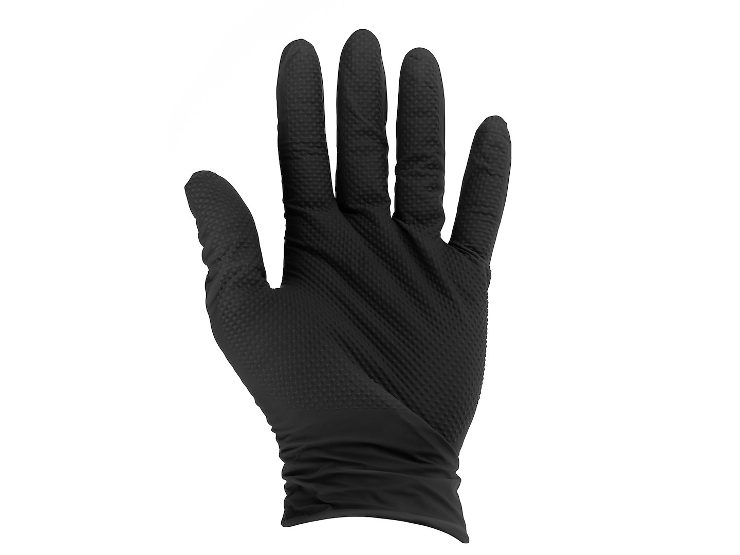 Nitrilové rukavice Geko SOLID GRIP 3D černé – rukavice na ruce při práci