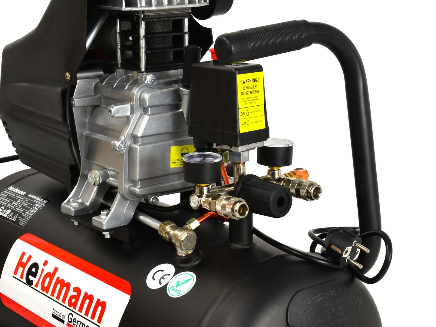 Olejový kompresor 50 l – Heidmann / Geko 4