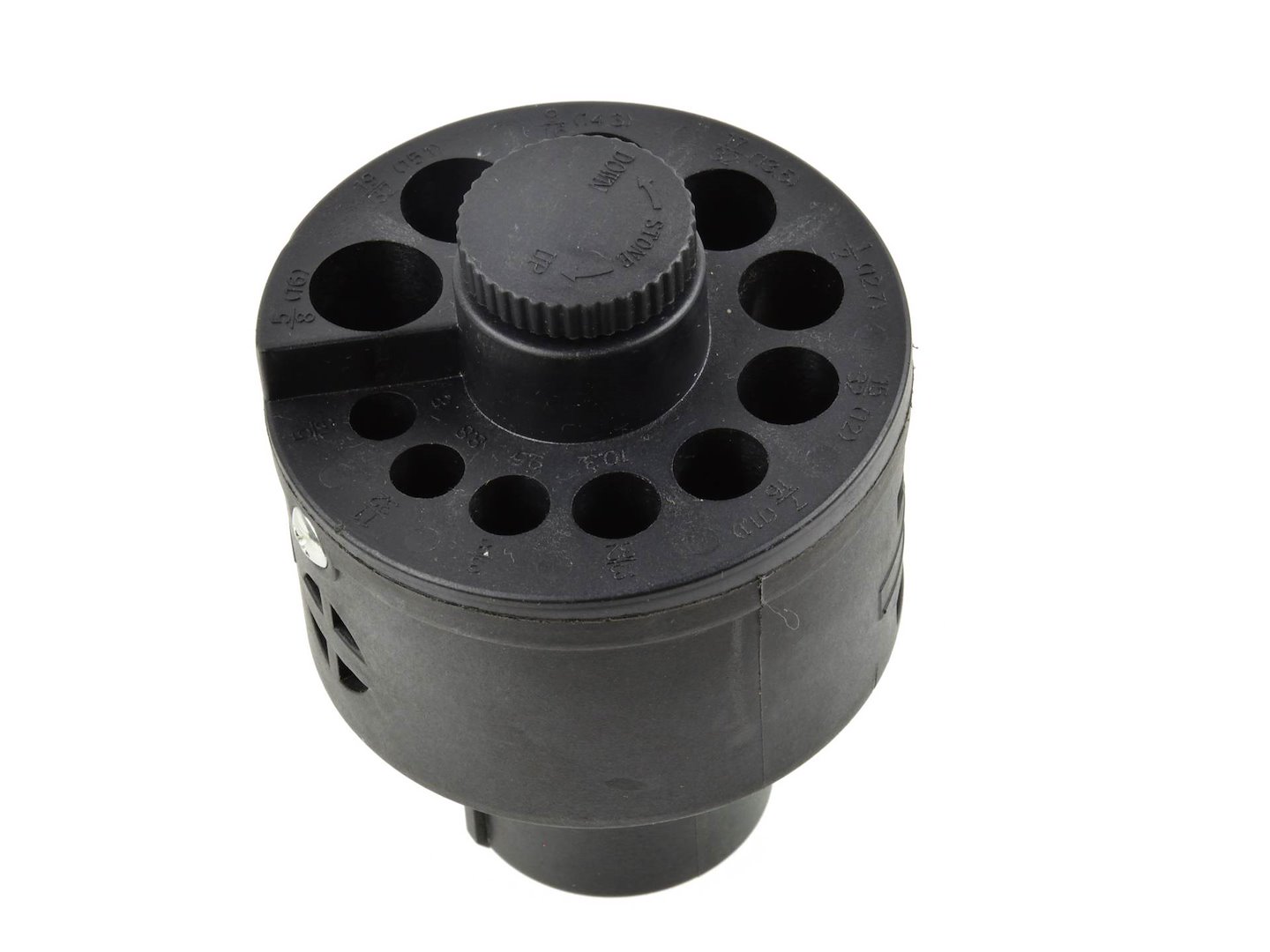 Ostřička na vrtáky 3–16 mm Geko – sada 6 kusů 5