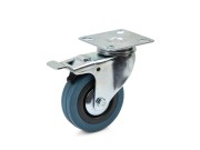 Otočné kolečko s brzdou 75 mm PP/guma – detail konstrukce