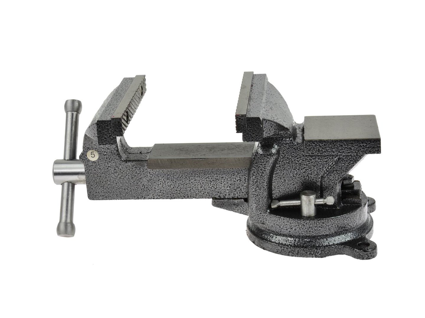 Otočný svěrák Geko 125 mm – detail 3D otáčení