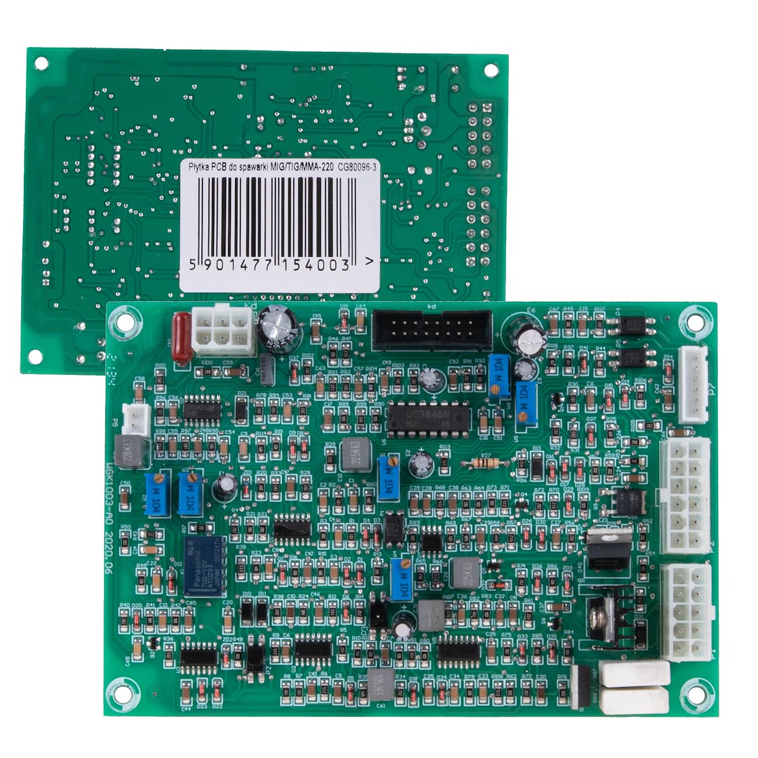 PCB deska MIG/TIG/MMA-220 – celkový pohled na desku plošného spoje