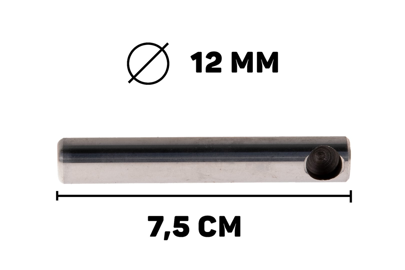 Píst pro hydrodynamický lakovací agregát Geko CG80770-808 – pohled z boku