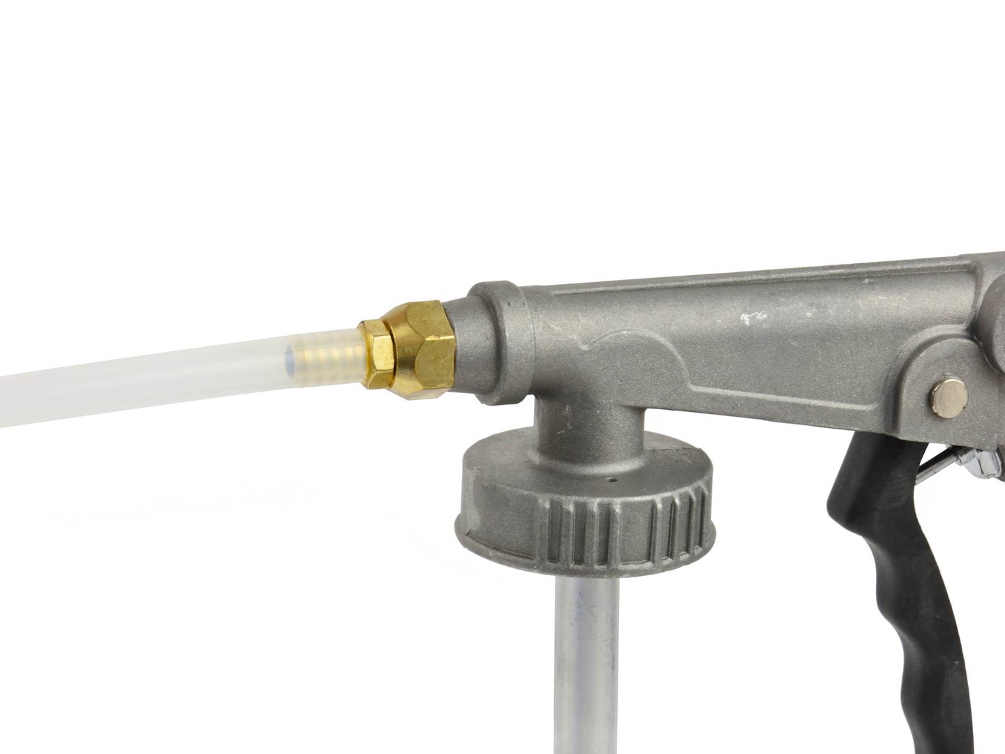 Pistole pro údržbu DG-10 – detail hubice a dávkování