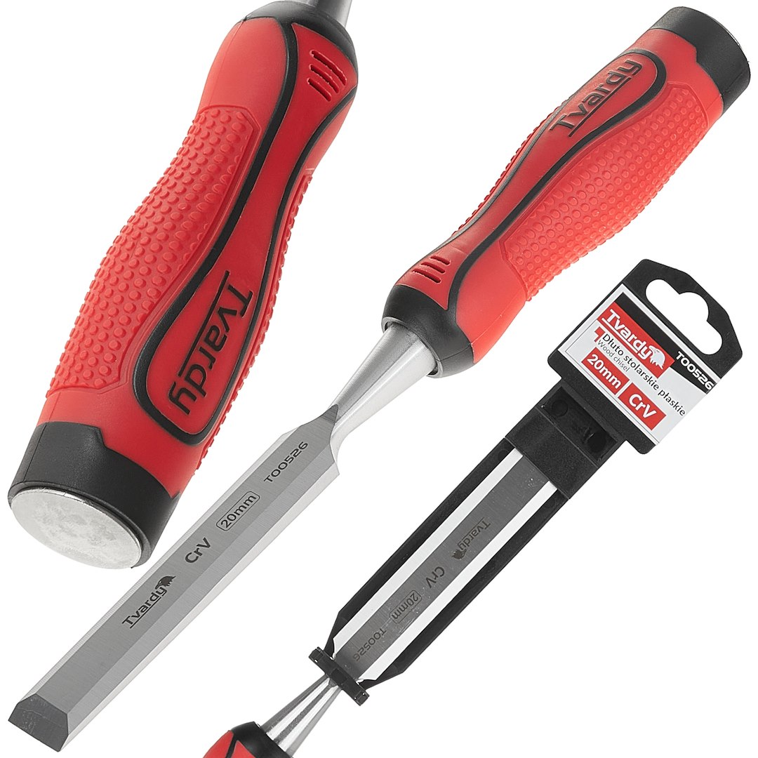 Ploché truhlářské dláto 20 mm CrV – celkový pohled