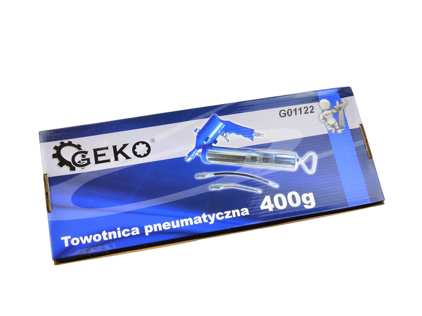 Pneumatická maznice Geko 400cc – pistolový typ s regulací průtoku 7