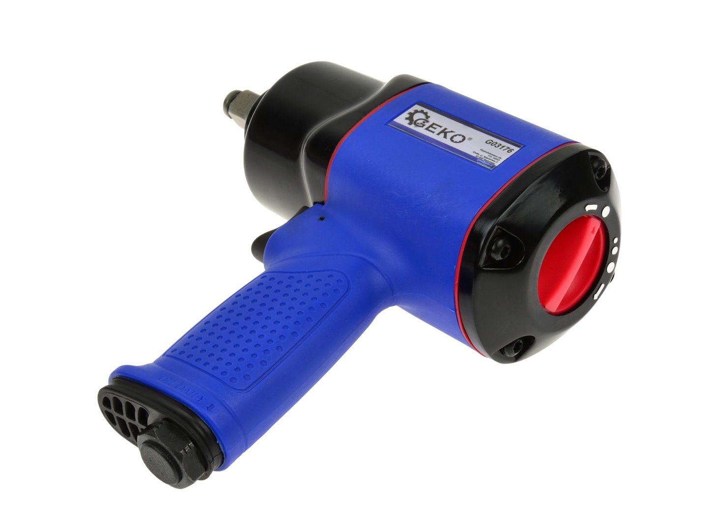 Pneumatický rázový klíč 1/2" + maznice – sada Geko 8