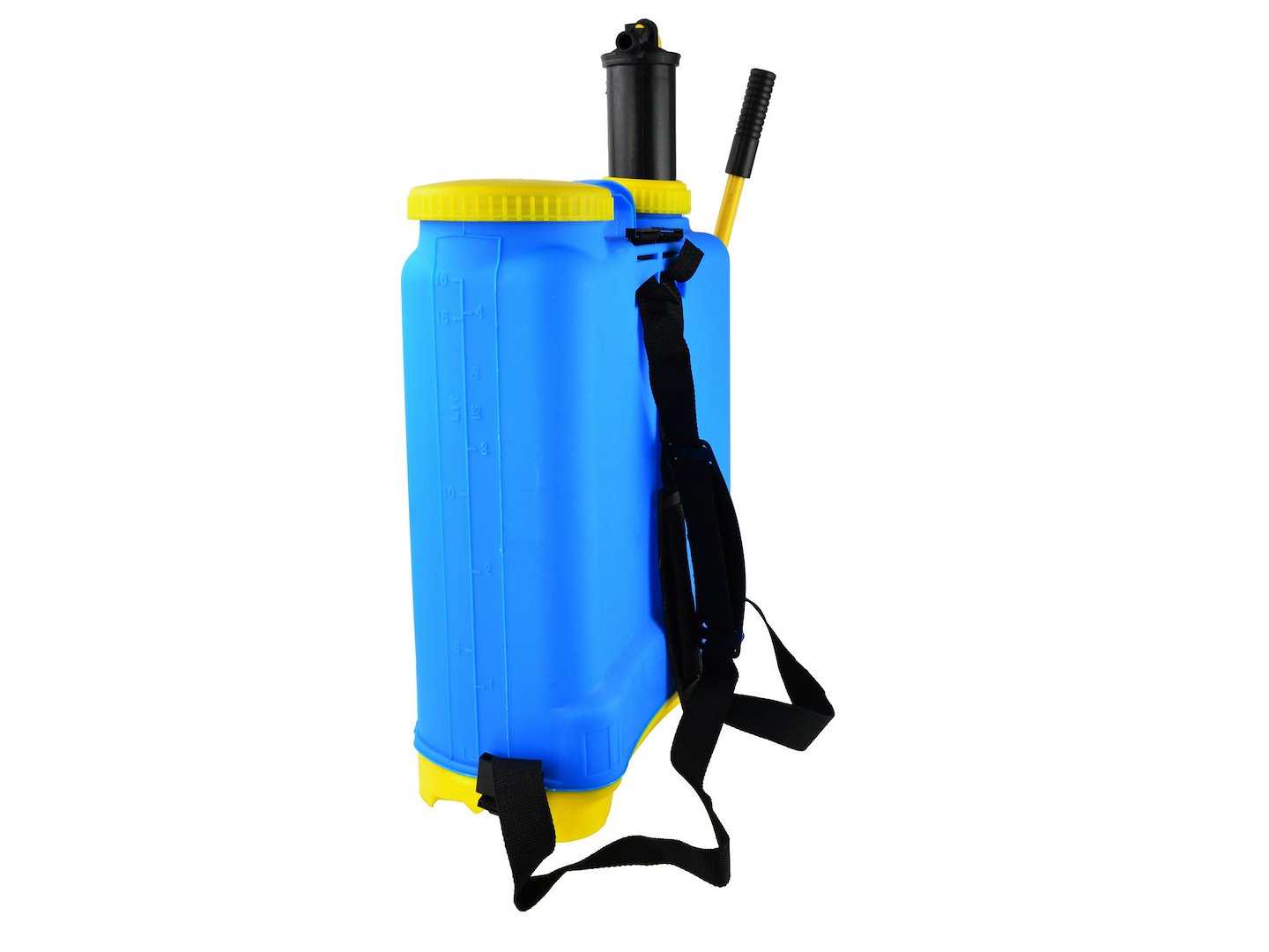Postřikovač 16 l modrý Geko – ergonomické madlo