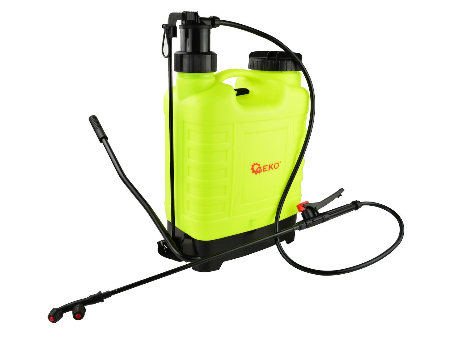 Postřikovač 18 l Geko – ergonomické popruhy a rukojeť