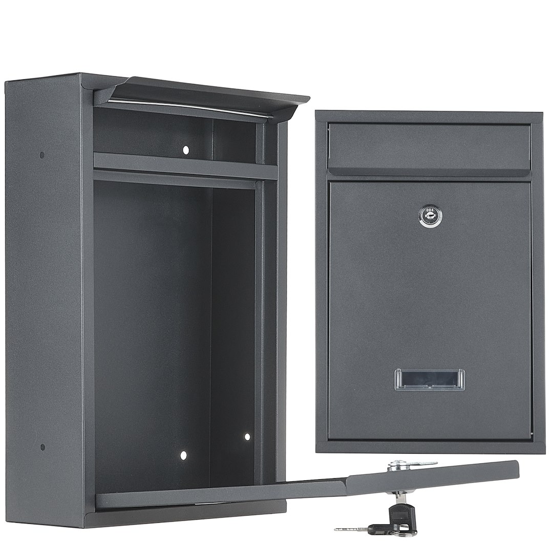 Poštovní schránka Geko 320x215x80 mm – pohled zepředu