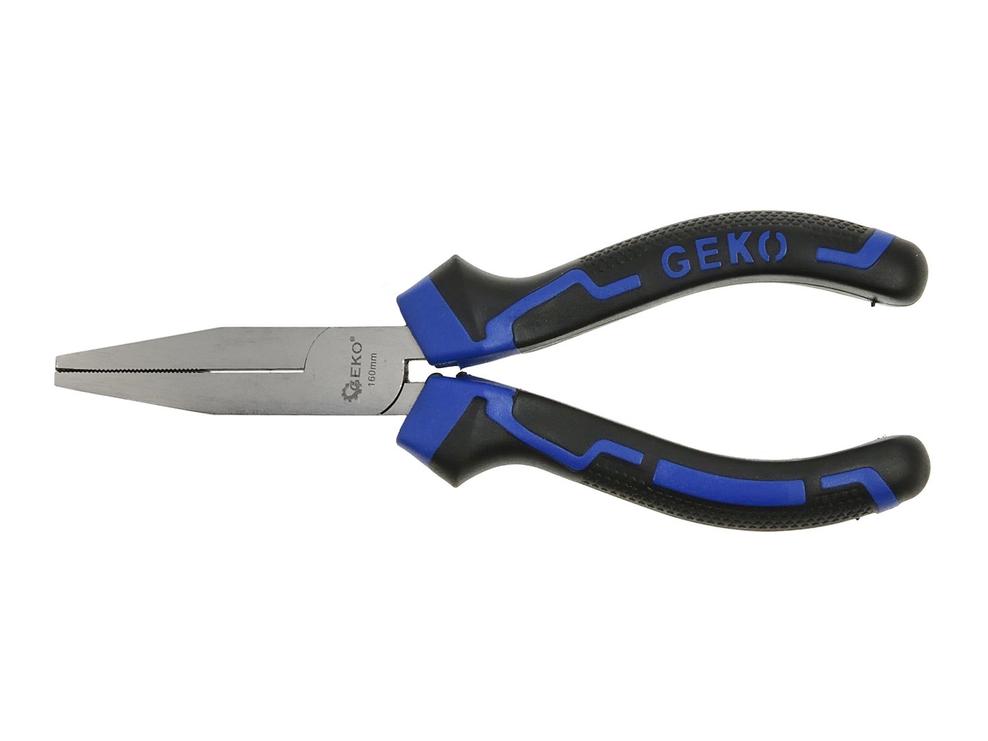 Prodloužené ploché kleště 160 mm PREMIUM Geko – celkový pohled