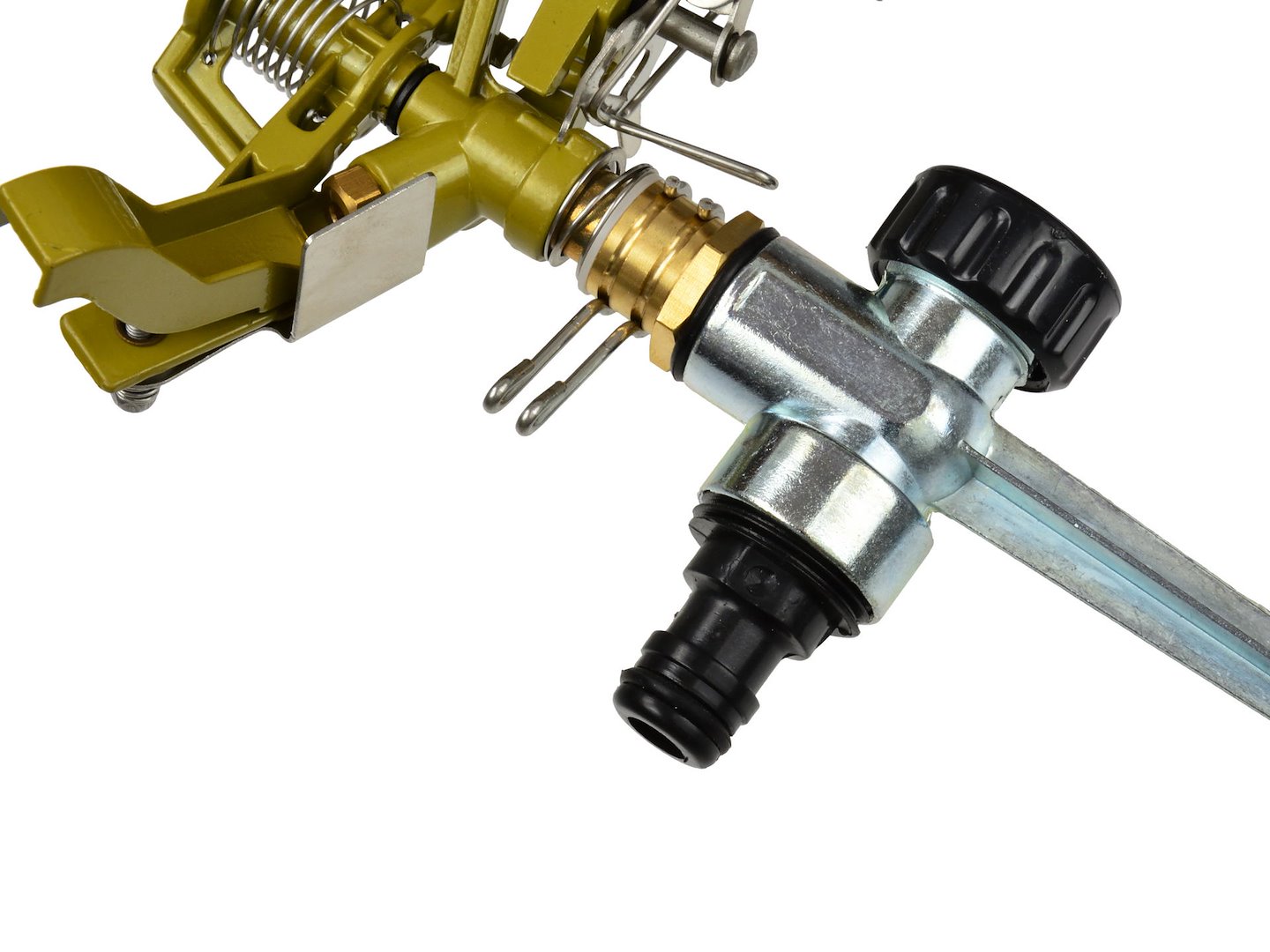 Pulzující kovový postřikovač Geko 40 mm – detail hlavice