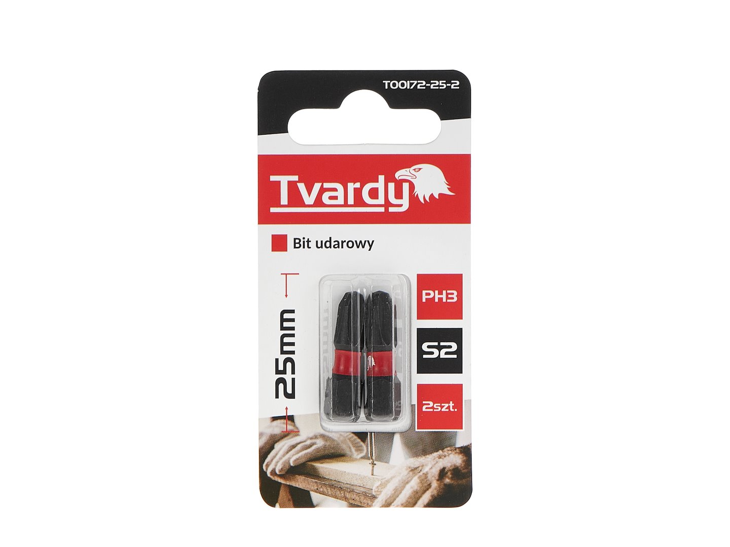 Rázový bit PH3 25 mm S2 – balení různých množství