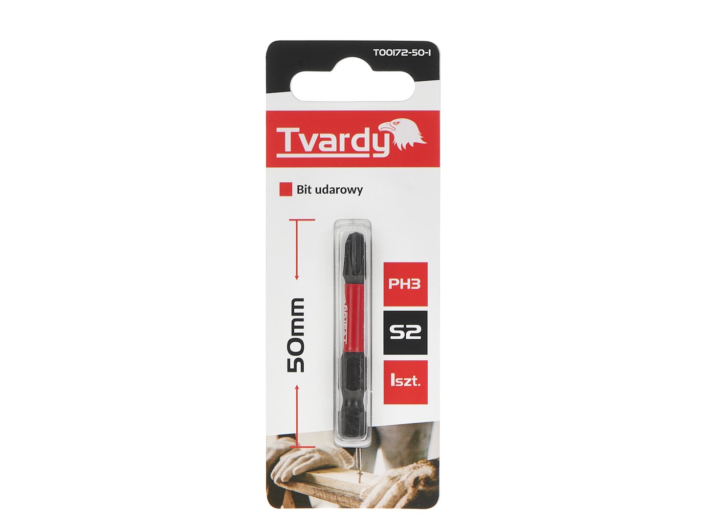 Rázový bit PH3 50 mm S2 Geko – možnosti balení