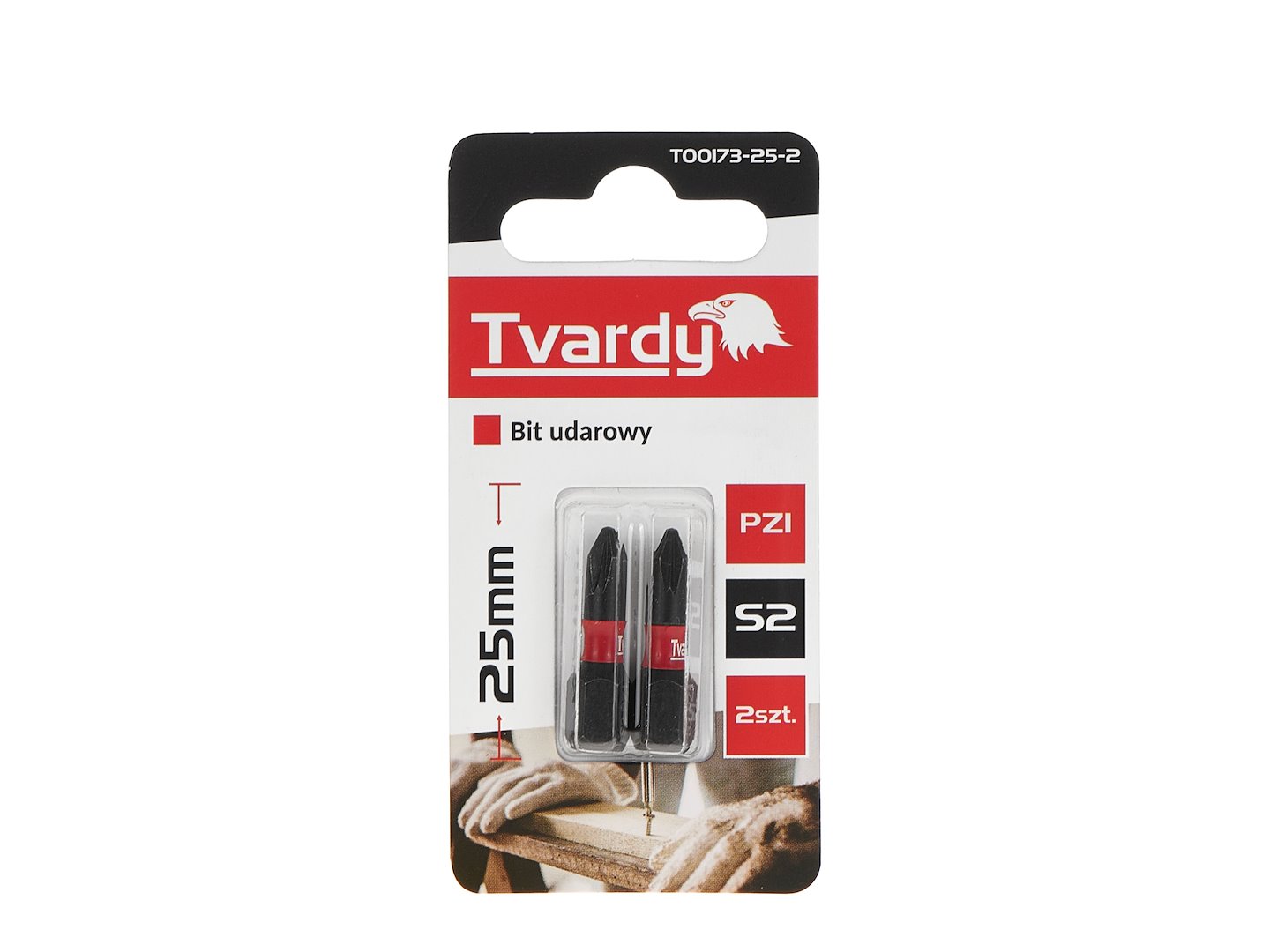 Rázový bit PZ1 25 mm S2 Geko – varianty balení