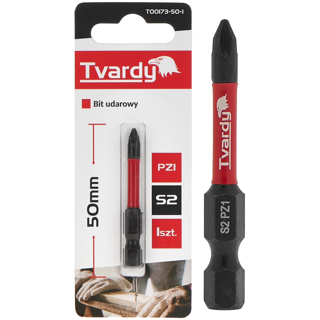 Rázový bit PZ1 50 mm S2 GEKO – celkový pohled