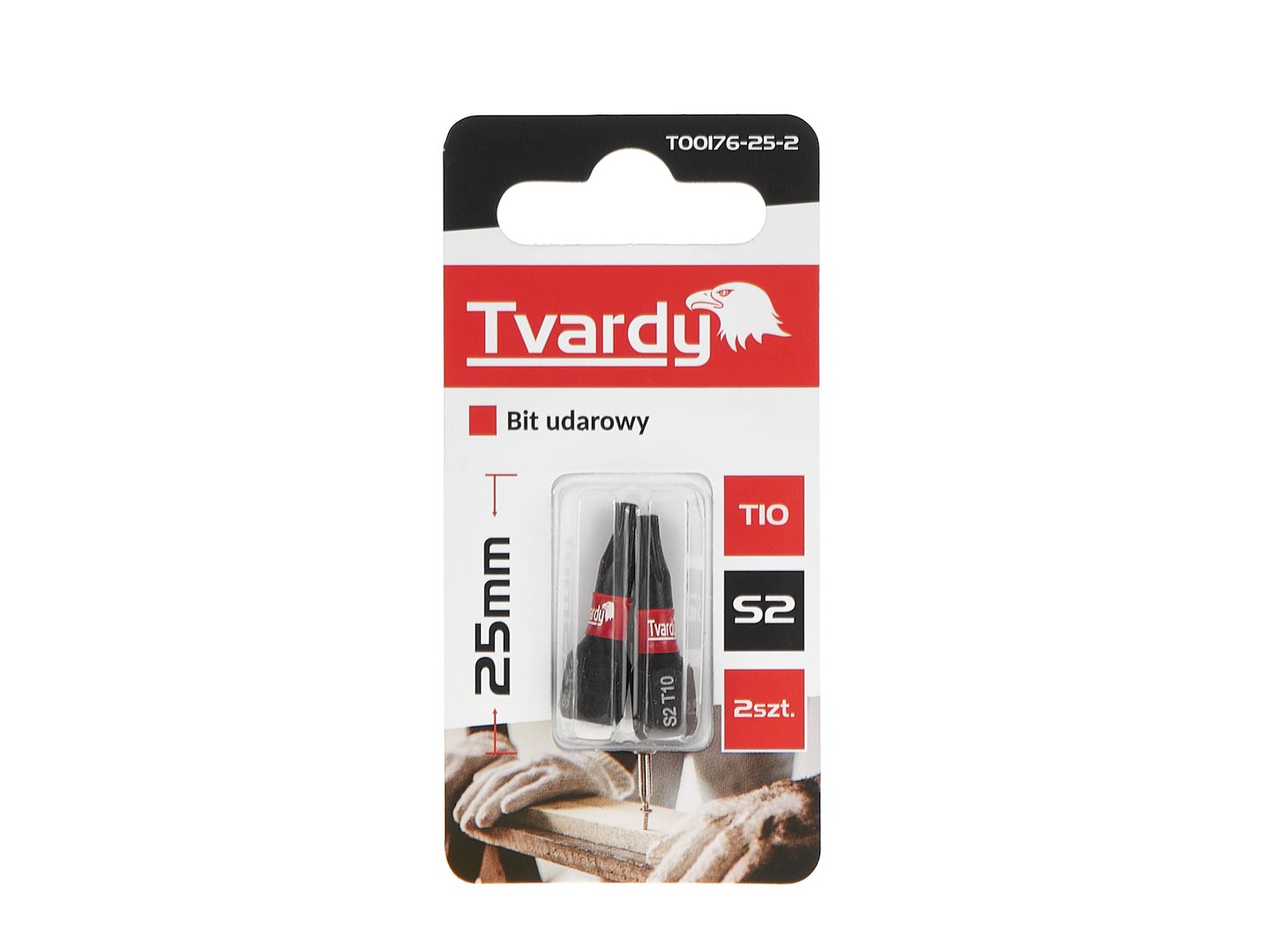 Rázový bit T10 25 mm S2 Geko – různá balení