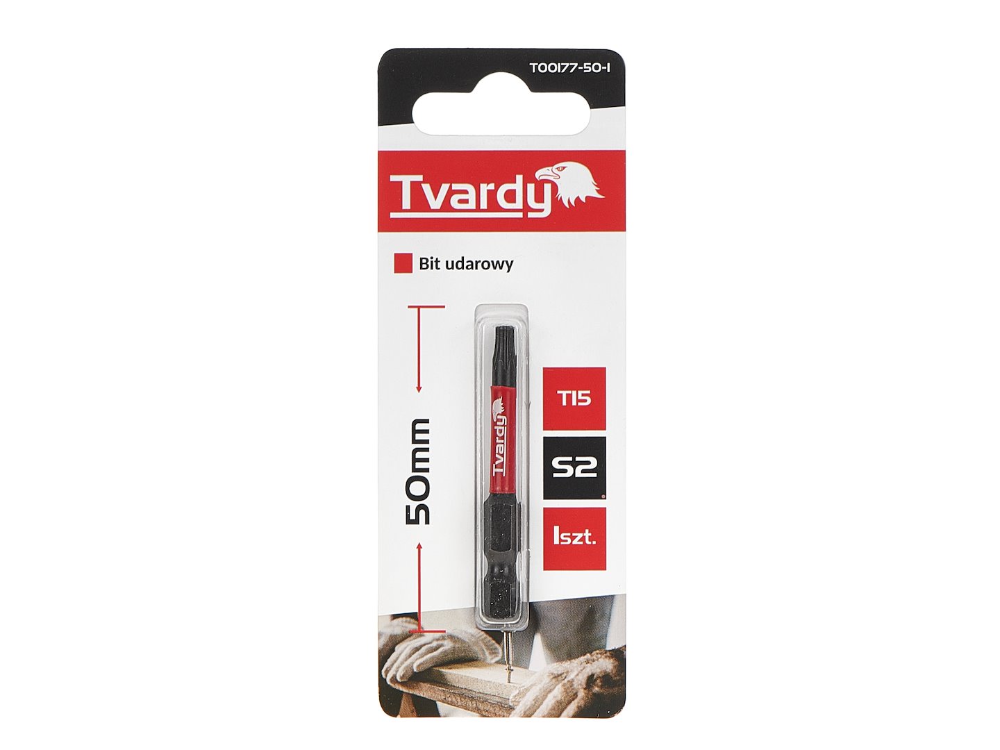 Rázový bit T15 50 mm S2 – varianty balení