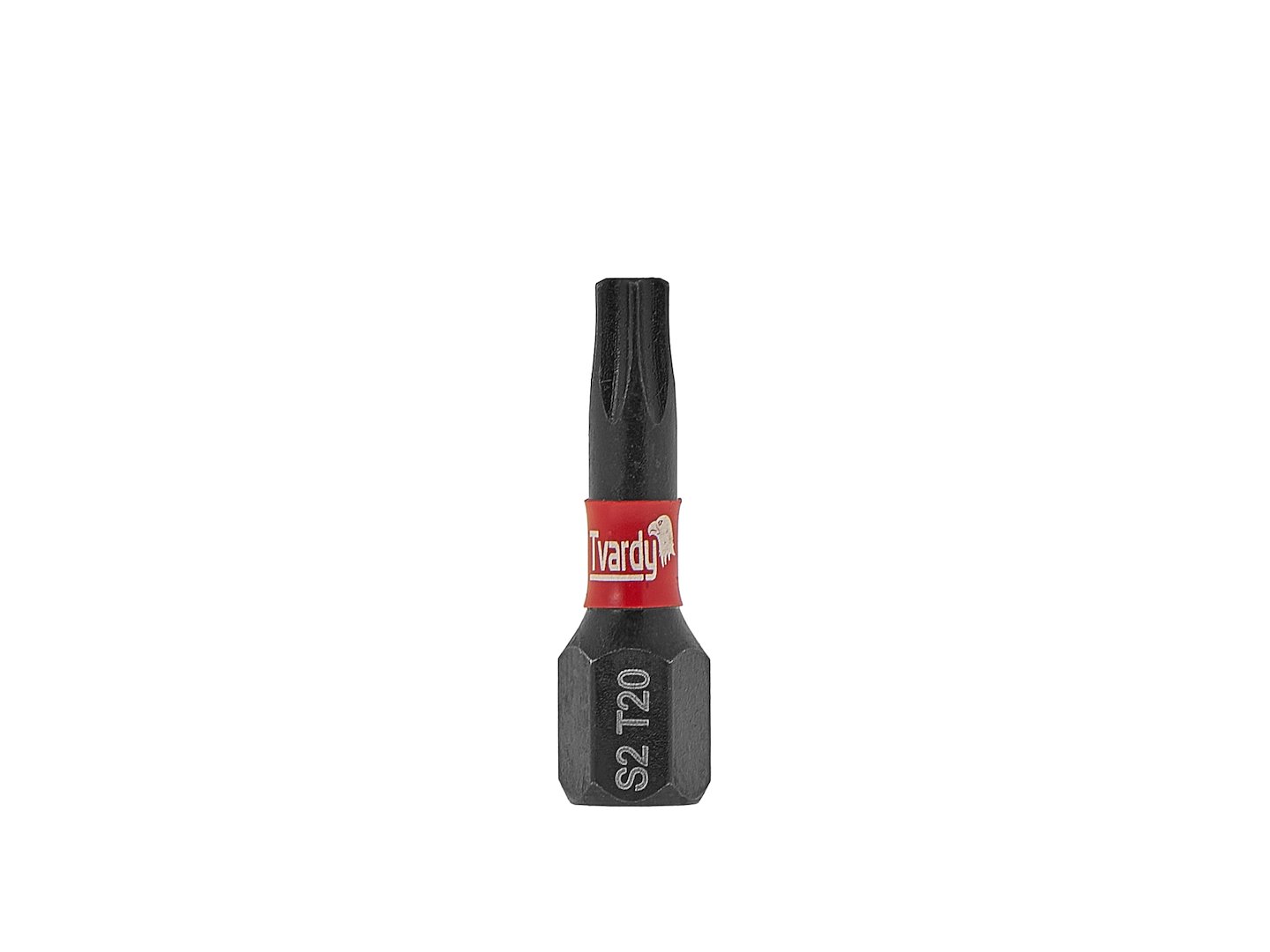 Rázový bit T20 25 mm S2 – detail profilu Torx T20