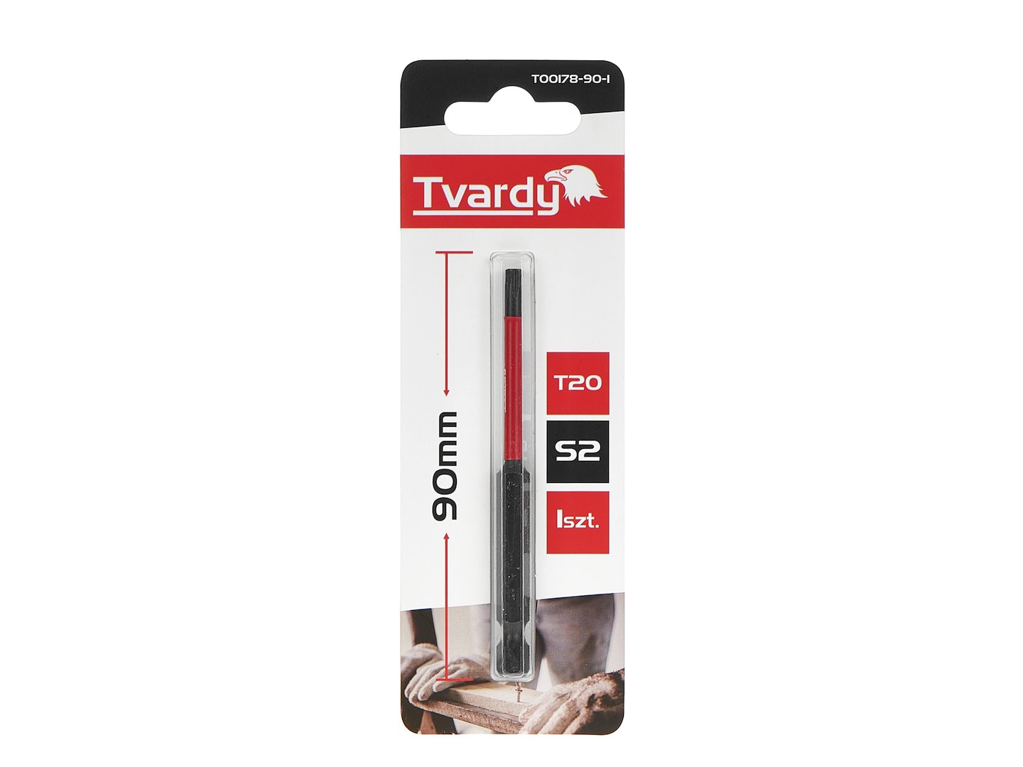 Rázový bit T20 90 mm S2 Geko – varianty balení