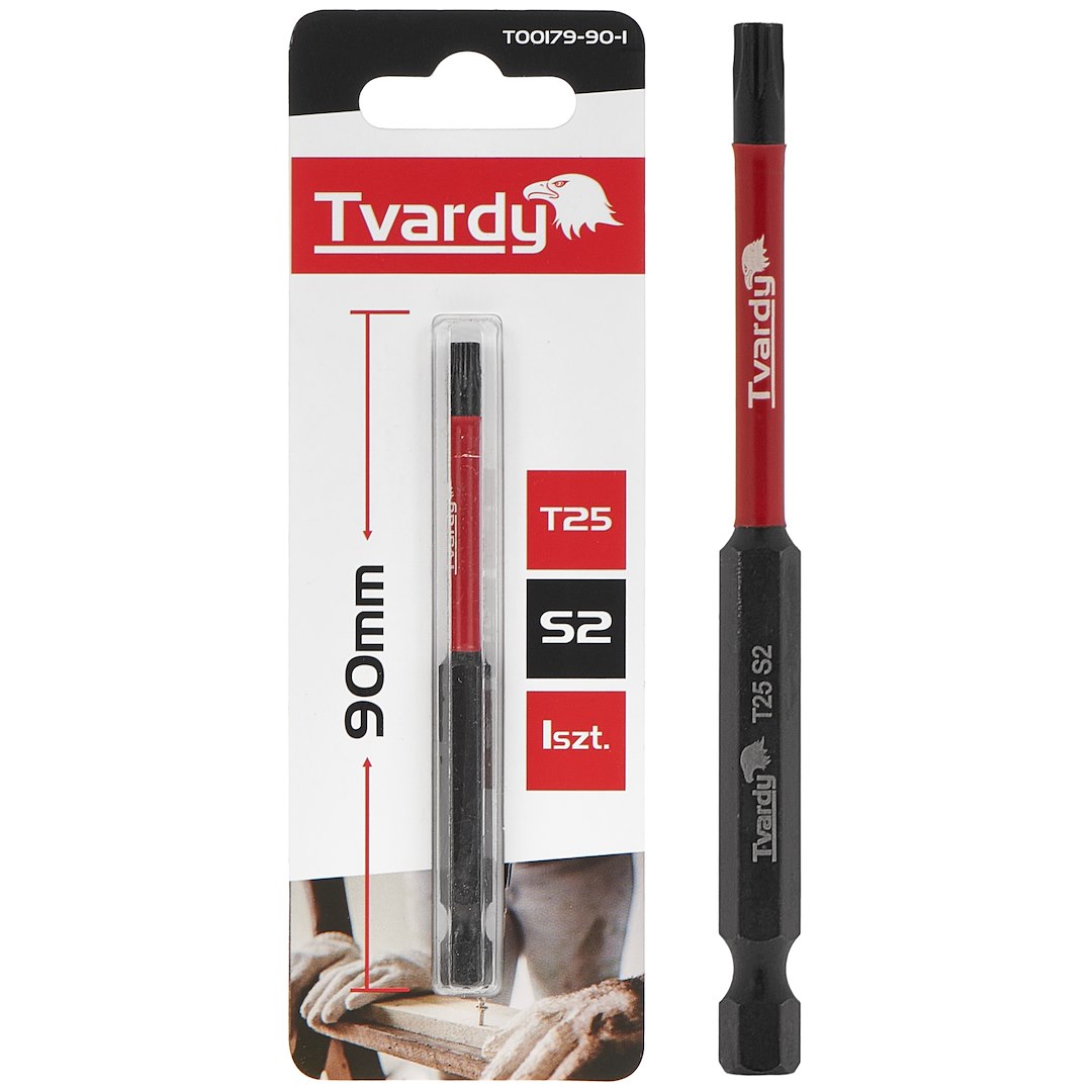 Rázový bit T25 90 mm S2 Geko – celkový pohled