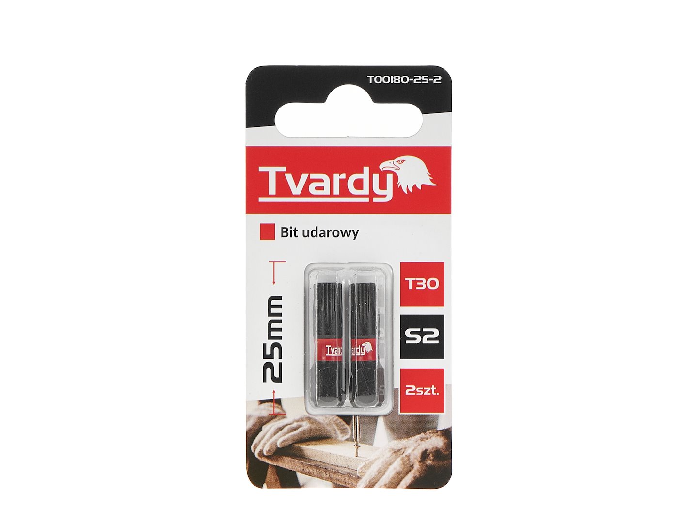 Rázový bit T30 25 mm S2 Geko – varianty balení