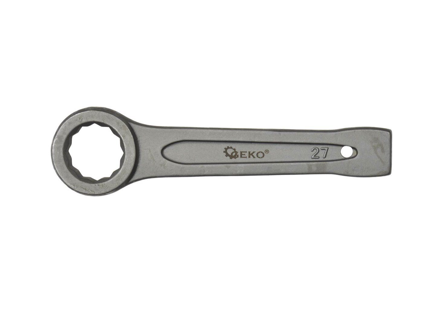 Rázový klíč s okem pro zatloukání 27 mm Geko – celkový pohled