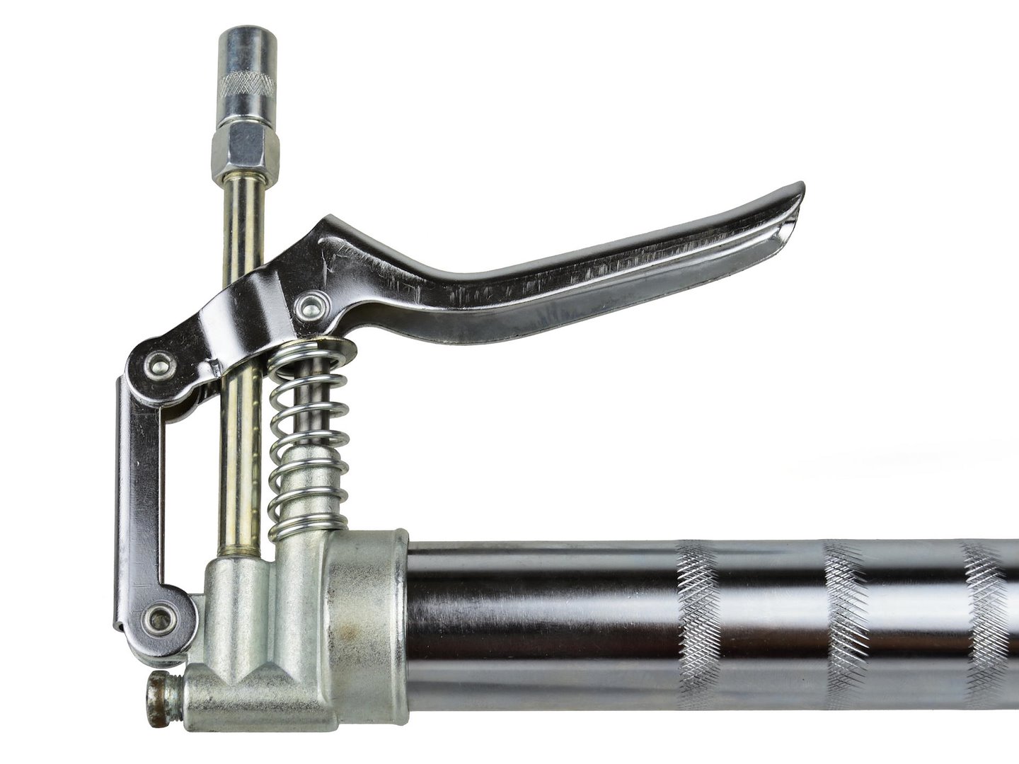 Ruční maznice Geko G01140 – detail hrdla a koncovky