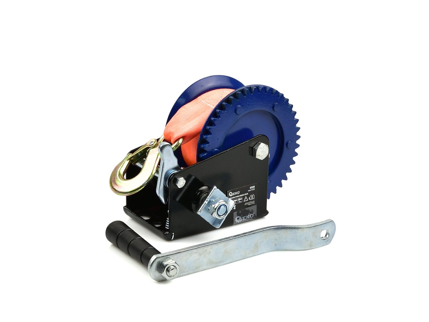Řemenový naviják s klikou 1200 lb Geko – ergonomická klika