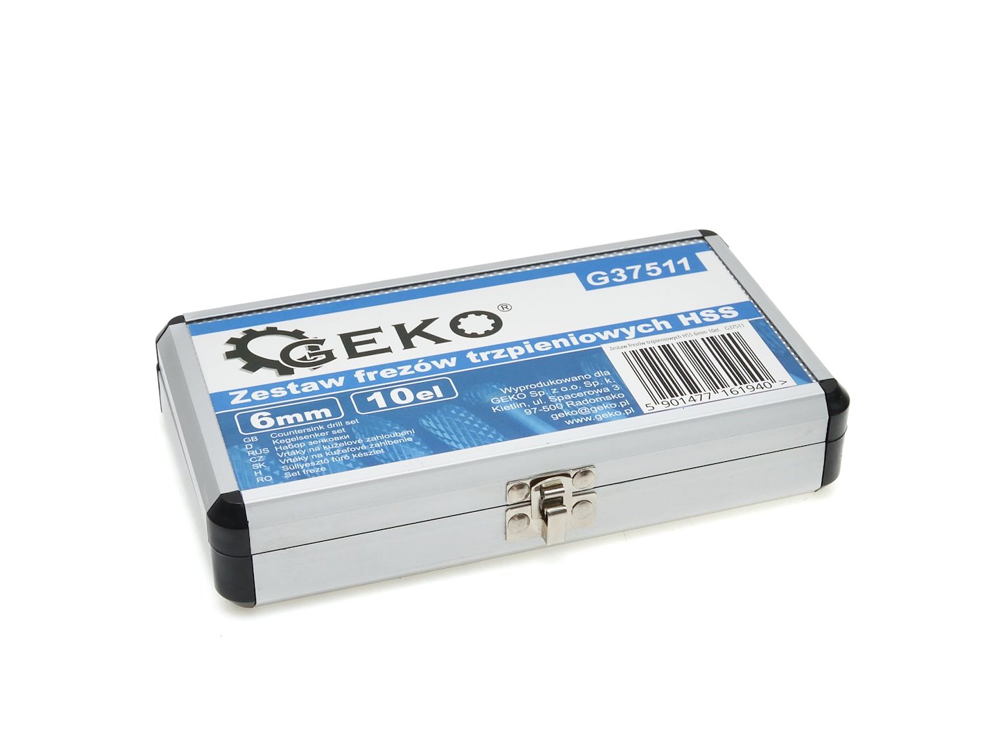 Sada 10 kusů 6mm fréz s dříkem – Geko 4