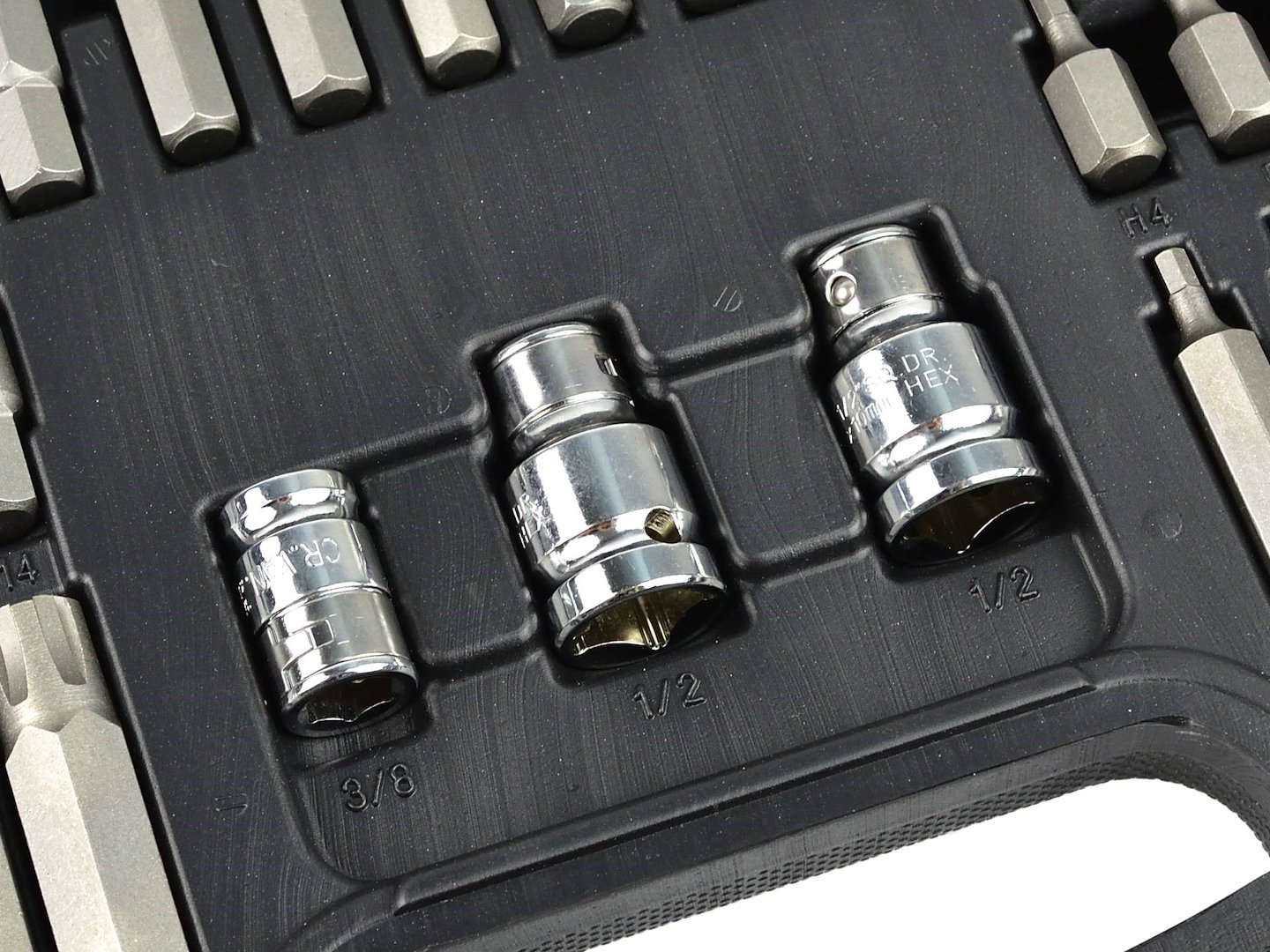 Sada bitů imbus torx spline 75 ks Geko – bity v délkách 30 mm a 75 mm