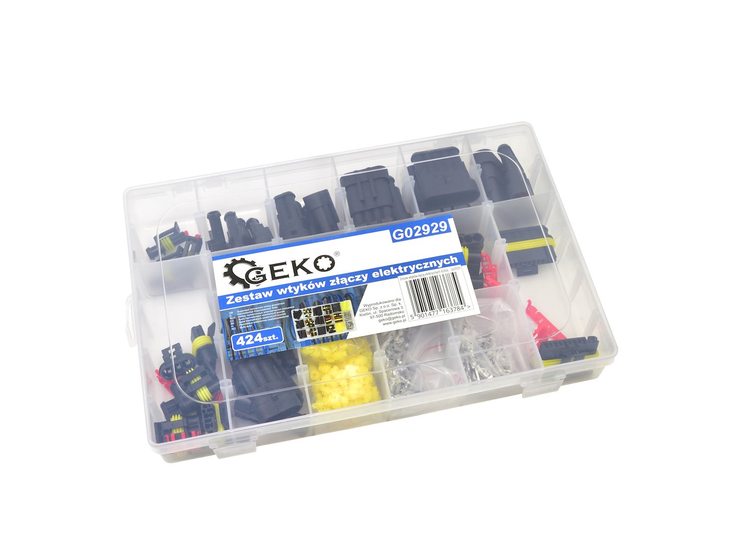 Sada elektrických konektorů Superseal 424 ks – detail hermetického konektoru IP67