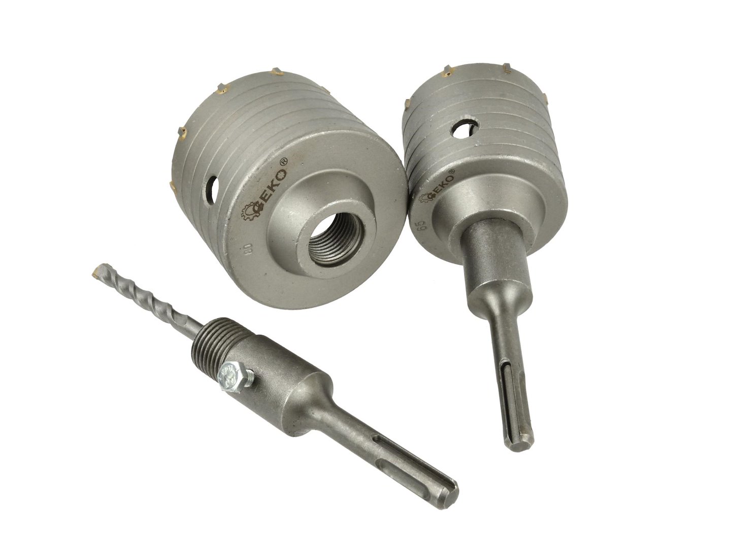 Sada fréz na beton 65+80 mm SDS – detail řezné části frézy