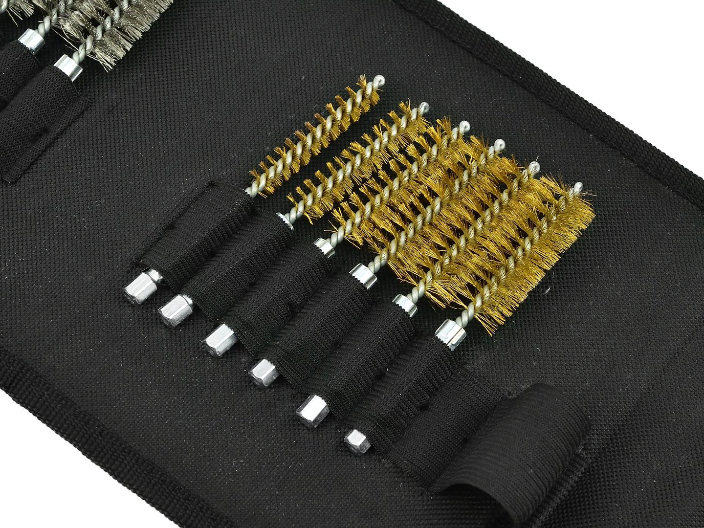 Sada kartáčů pro vstřikovací trysky Geko – 24 dílů (nylon, mosaz, ocel) 5