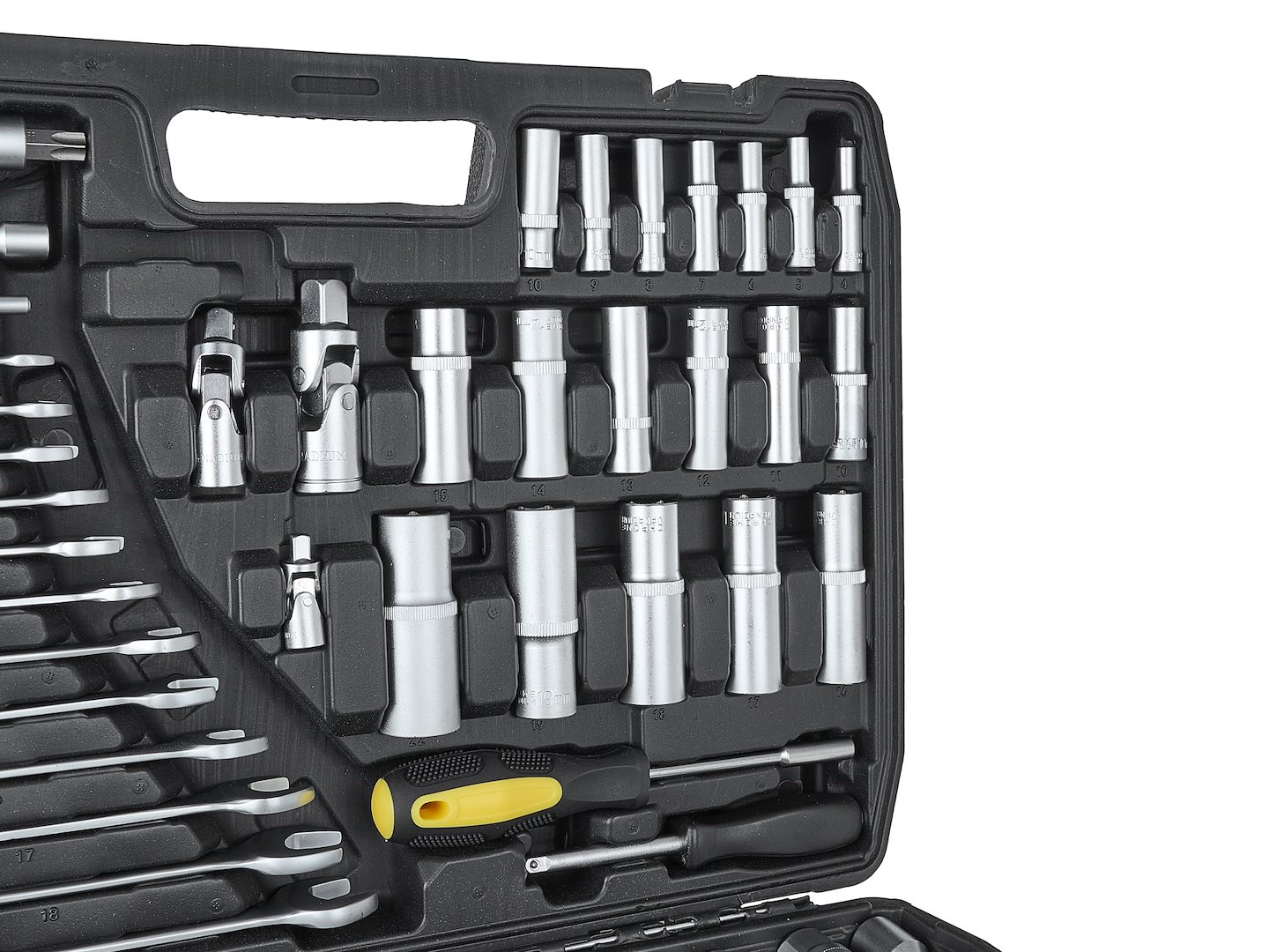 Sada klíčů 216 kusů 1/4", 3/8" a 1/2" – Geko 8