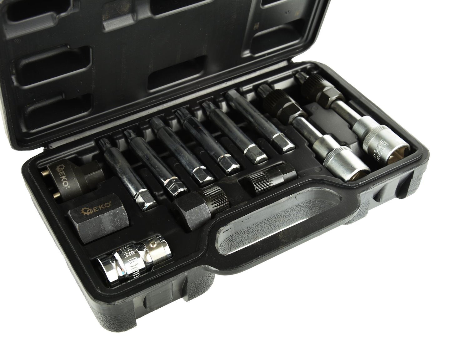 Sada klíčů pro alternátory Geko G02780 – detail CrV materiálu