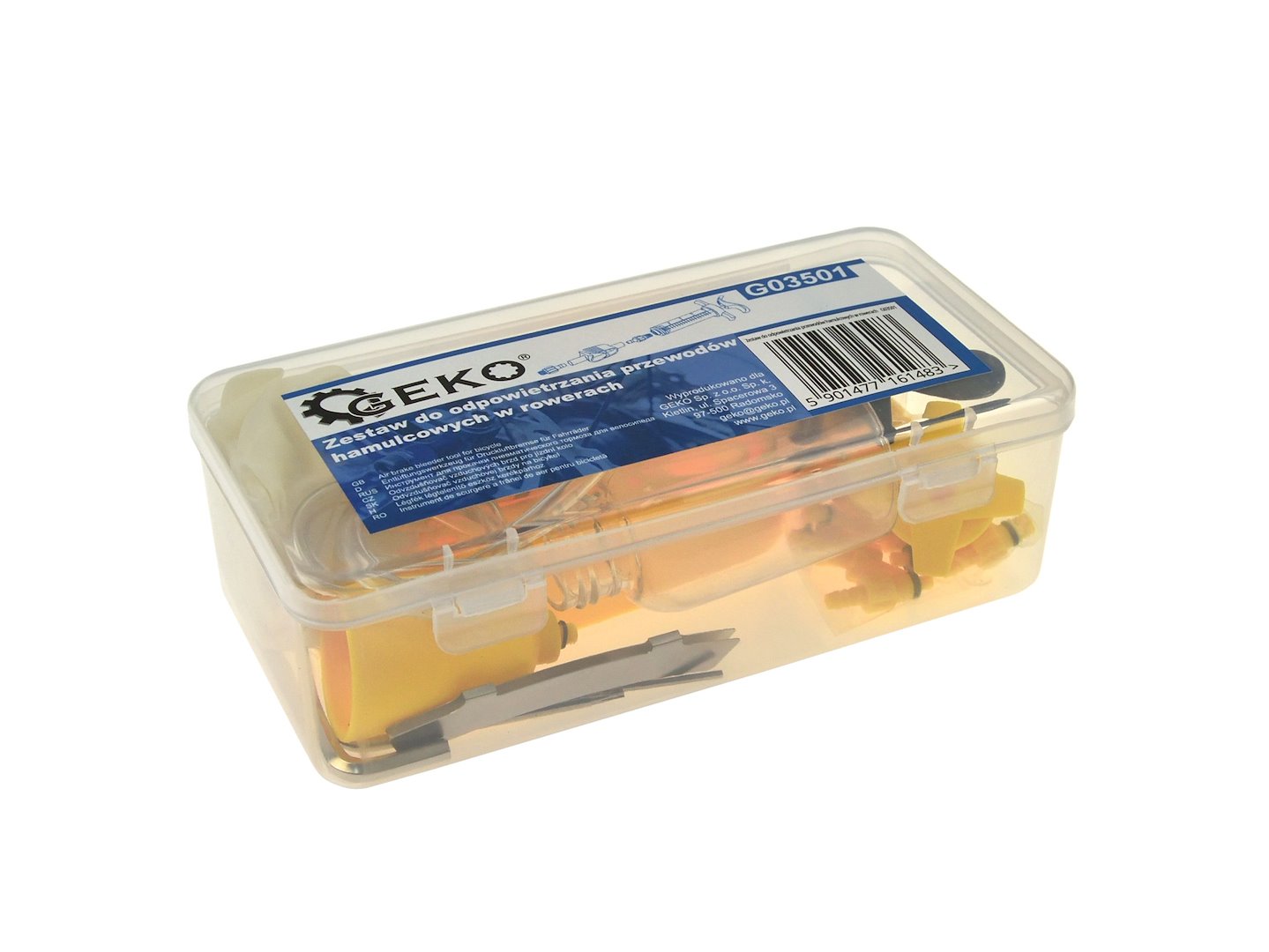 Sada Geko G03501 – detail nástrojů a klíčů torx a imbus