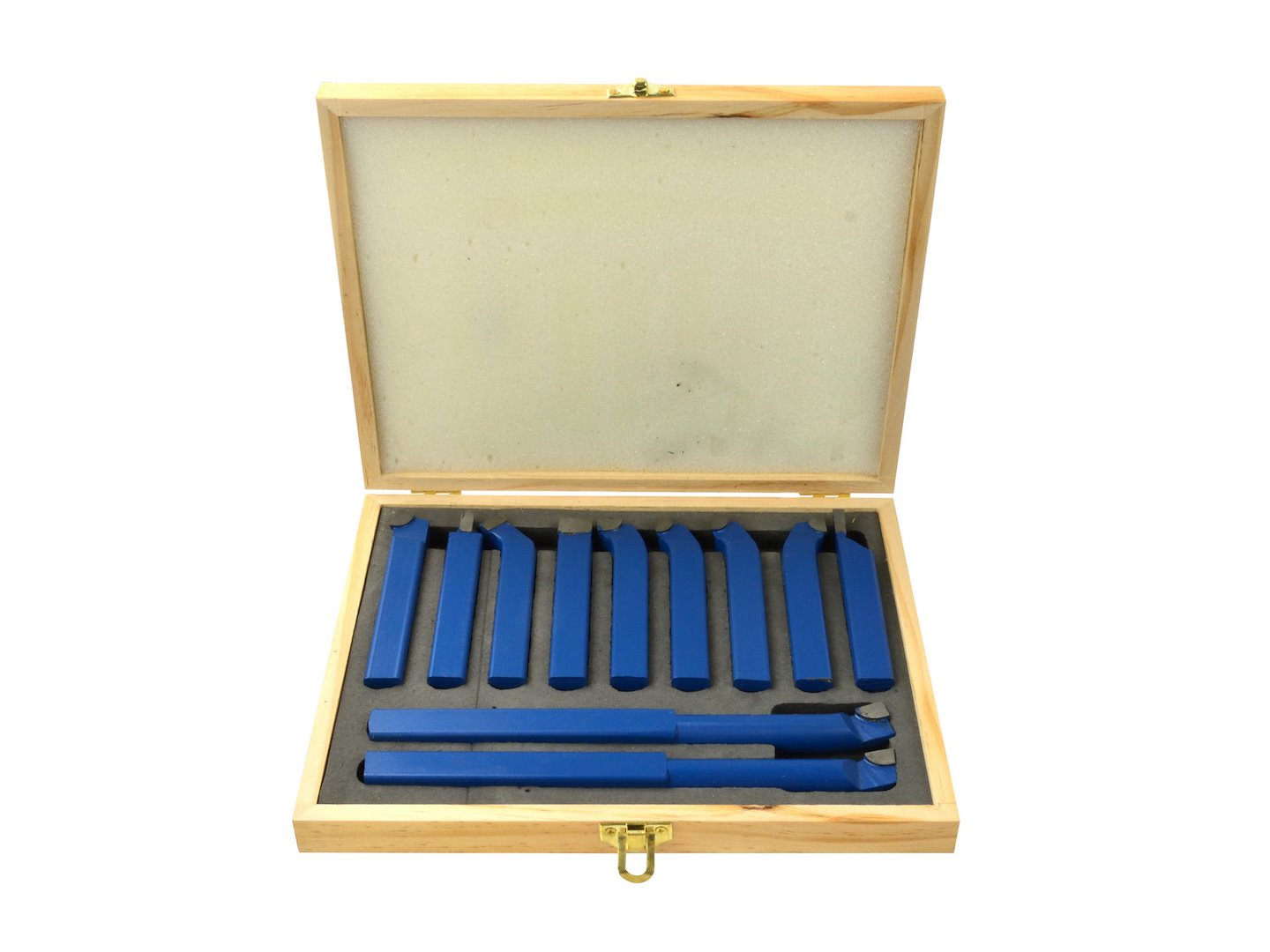 Sada soustružnických nožů 11 ks 16x16 mm – celá souprava